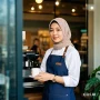 Barista di Gerai BP Cikarang